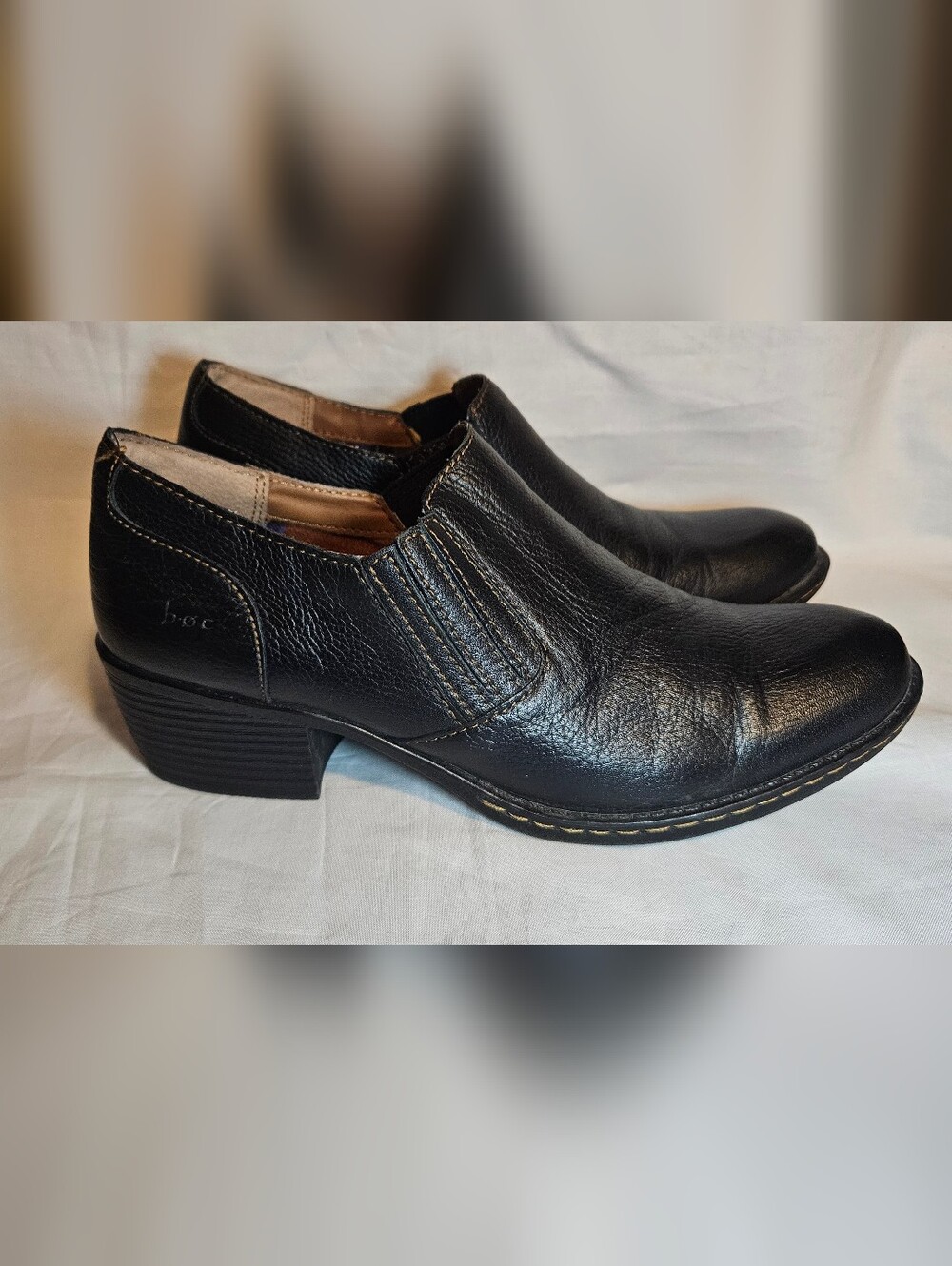 BOC Born Concept Leather Shoes Pump Slip On Loafer Women's Bootie Size 10